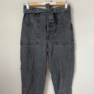 Black Jeans With Bow